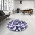 thumbnail image 4 of Ahgly Company Tapis Rectangulaire Lavable en Machine Intérieur Transitionnel Violet Brume Violet, 8 Pieds x 12 Pieds, 4 of 7