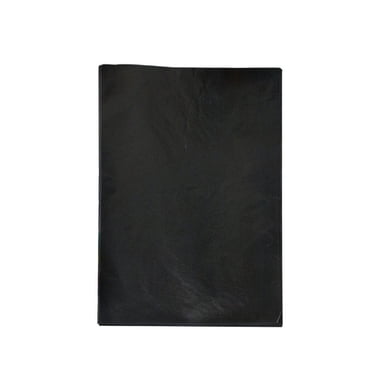 yulier 50 Feuilles Papier Carbone pour Calque, Papier de Transfert au Graphite Noir Papier de Calque pour Bois Papier Toile, Papier à Copier pour Motifs et Croquis de Calque, 8.25 x 11.67 Pouces