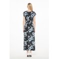 thumbnail image 3 of Robe Longue Simple Hawaïenne pour Femme à Manches Cap Luau 2TG Midnight Bloom, 3 of 5