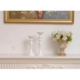 thumbnail image 3 of facefd Bougeoir Long en Métal pour Bougie Chauffe-Plat Vase à Fleurs Blanc-m, 3 of 6