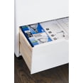 thumbnail image 4 of Craydon Eight-Drawer Rolling Storage Cart, Whitewash, 4 of 8