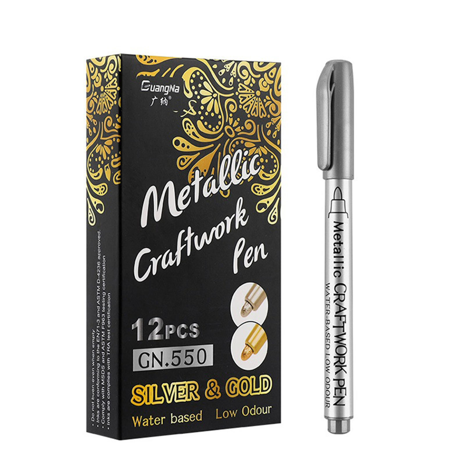 Suncoda Marker Pen, Multifunctional Diy Graffiti Pen, Easy to Write and Easy to Marker Pen1Ml