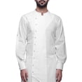 thumbnail image 4 of Atasi Cotton Flex Designer Button Down Kurta For Men Casual Summer Wear Kurtas-X-Large, 4 of 6