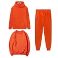 thumbnail image 2 of MeetoTime Women's 3 Piece Outfit Tracksuit Pullover Top Hooded Sweatshirt and Sweatpants Lounge Set, 2 of 5