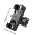 thumbnail image 3 of Chmadoxn Supports de Téléphone pour Moto, Cadre de Navigation Fixe pour Téléphone Cellulaire, Support de Téléphone pour Moto, Accessoires pour Moto pour Toutes les Tailles de Téléphones Cellulaires, Supports de Téléphone pour Moto, 3 of 6