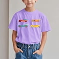 thumbnail image 2 of WRKEKC T-Shirts d'Été pour Garçons, T-Shirts Décontractés pour Garçons, T-Shirts Polyvalents Décontractés à Manches Courtes pour Enfants avec Motif Imprimé et Col Rond, 2 of 6