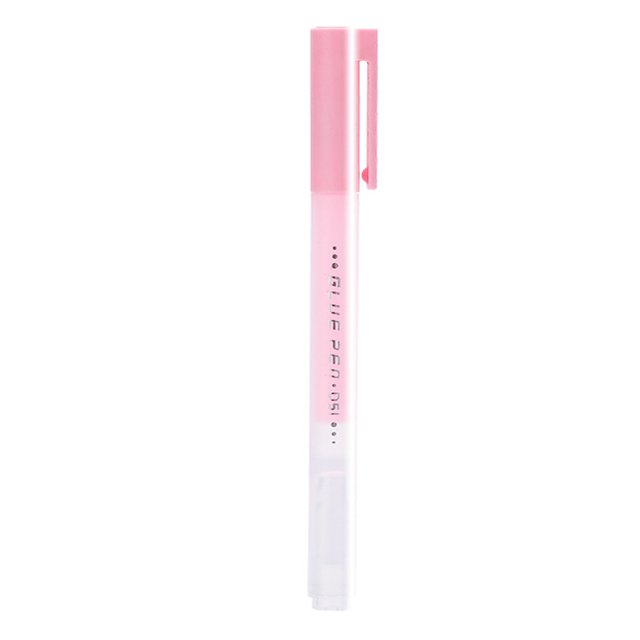 Rbaofujie Stylo à Colle à Séchage Rapide, 1 ml, Rose