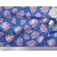 thumbnail image 2 of Soimoi polyester Crepe Fabric Geometric,Leaves & Rose Floral Fabric Prints By Yard 42 Inch Wide, 2 of 3
