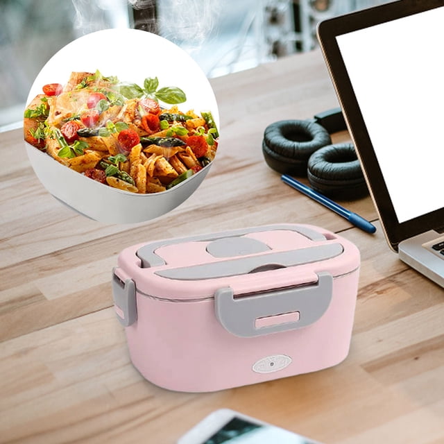 Portable Food Warmer Container for Outdoor Travel Camping Hiking and Home Use with Adjustable Temperature Control and Rechargeable Battery Power for Convenient Heated Meals
