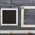 thumbnail image 5 of vidaXL Rabbit Hutch Grey and White 140x63x120 cm Solid Firwood, 5 of 5