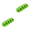 thumbnail image 4 of braveheart Silicone Cable Winder Desktop Management Clip Cable Holders Cable Organizer Good green 2Set, 4 of 6