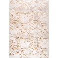 thumbnail image 2 of LaDole Rugs 3x5 ft Modern Premium Area Runner Rug | Abstract Small Carpet For Entry Way, Hallway, Home Office, Entrance Indoor Floor Décor | Beige Gold, 2 of 5
