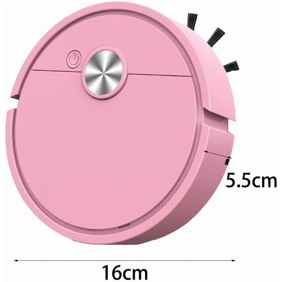 Yhmxh Toddler Toys for Newborns Ages 3+ Months 3-in-1 Robot Vacuum Cleaner With Smart Navigation System Automatic Floor Sweeping Mopping For Hard Floor Carpet Pet Hair Multiple Cleaning Modes Remote