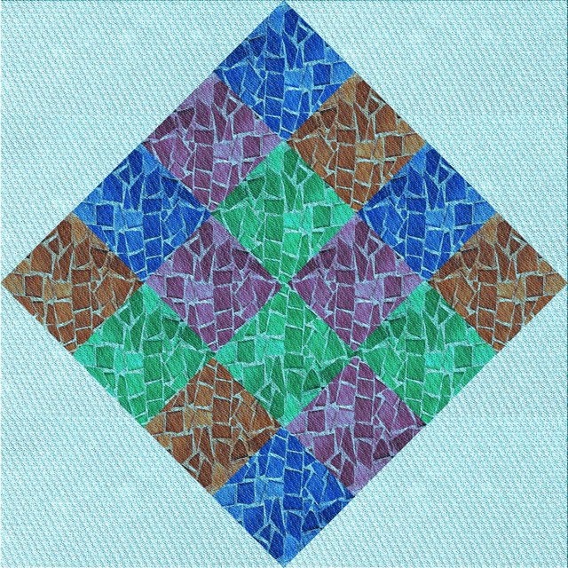 Ahgly Company Tapis d'Intérieur Lavable en Machine Carré Bleu Acier Transitionnel, 4 Pieds Carré