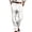 ZA-White, variant on cllios Chino Pants for Men Classic Fit Flat Pleated Dress Pant Business Casual Trouser High Waist Straight Leg Loose Fit Trousers with Pockets