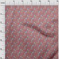 thumbnail image 3 of oneOone Coton Soie Tissu Rose Récolte Matière de Robe Tissu Imprimé Tissu au Mètre 42 Pouces de Large, 3 of 4