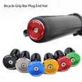 thumbnail image 1 of 1 Paire d'Accessoires Grip Bar Plug End Hat Bike Vélo Handlebar Stopper Résistant à l'Usure Installation Simple Haute Résistance, 1 of 7
