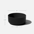 thumbnail image 3 of Veradek Pure Series Kona Bowl 14" Planter 2 Pack Black, 3 of 8