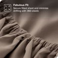 thumbnail image 3 of Bare Home 2-Pack Fitted Sheets - Premium 1800 Collection - Ultra-soft - Deep Pocket - Queen, Taupe, 3 of 7