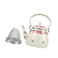 thumbnail image 4 of DOLITY Enamel Tea Kettle 3.3L with Handle Coffee Pot for Party Household Restaurant Pink, 4 of 9