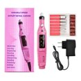 thumbnail image 1 of Graflsoa Portable Electric Nail Drill Pen - Compact Manicure & Pedicure Kit with Adjustable Speed, 6 Drill Bits, and Dead Skin Removal, Rose & White, Boxed., 1 of 6