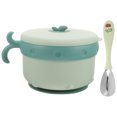 thumbnail image 1 of 1 Ensemble Bol Isolant pour Bébé Assiette Adorable pour Bébé Assiette de Repas pour Bébé Détachable, 1 of 7