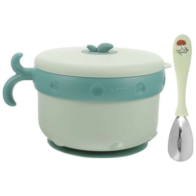 1 Ensemble Bol Isolant pour Bébé Assiette Adorable pour Bébé Assiette de Repas pour Bébé Détachable