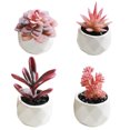 thumbnail image 2 of Coofit 4PCS Potted Plant Decorative Fake Plant Artificial Plant for Balcony Home Garden, 2 of 9