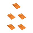 thumbnail image 3 of Youkk Polyester Chenille Bath Mat - Strong Water Absorption Exquisite Crafted Soft Texture No Shedding Orange 40cm*60cm 5Set, 3 of 6