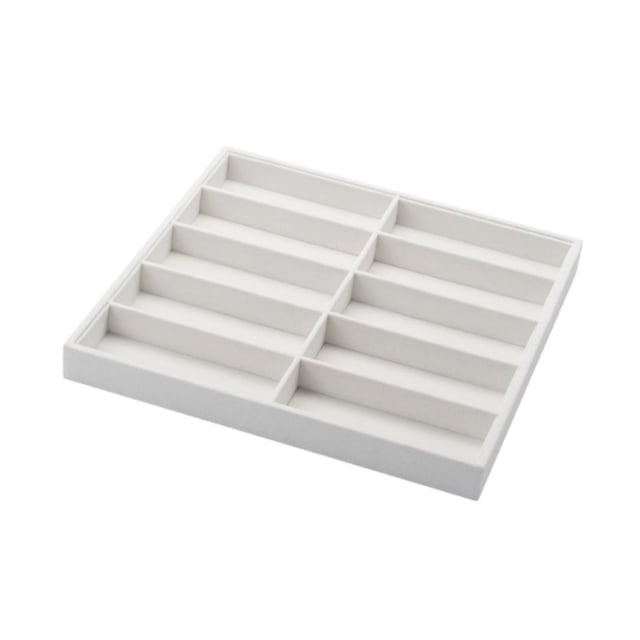 Milaget Sunglasses Organizer Box Large Capacity for Window Displays Countertop Store Beige