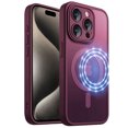 thumbnail image 1 of [PST] iPhone 16 Pro Max Case, Hybrid Silicone Matte Back Cover with Magnetic (MagSafe Compatible), 1 of 5