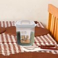 thumbnail image 3 of HLONK Rice Bin Container 10 Lbs Food Storage Containers Dispenser Flour, 3 of 8
