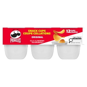 Pringles® Snack Stacks Original Potato Chips, 12x19g