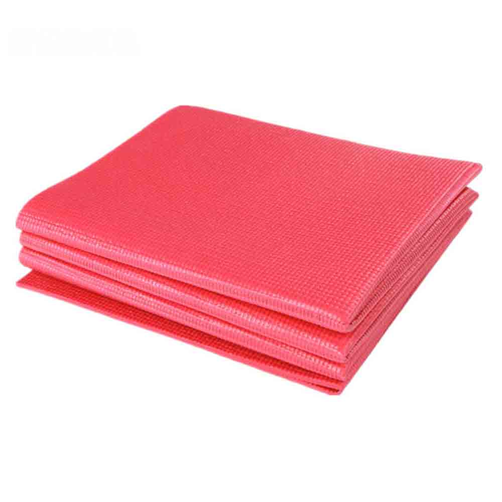 Foldable thick workout mat and yoga mat