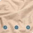 thumbnail image 2 of Flannel Sheet Set  Cotton  Velvety Soft Heavyweight - Double Brushed Flannel - Deep Pocket (Queen  Grey), 2 of 9