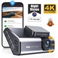 thumbnail image 1 of A900 Car Dash Cam 3 Inch Ips Screen Novatek 96670 4k HD Wifi Driving Recorder Parking Camera Silver, 1 of 5