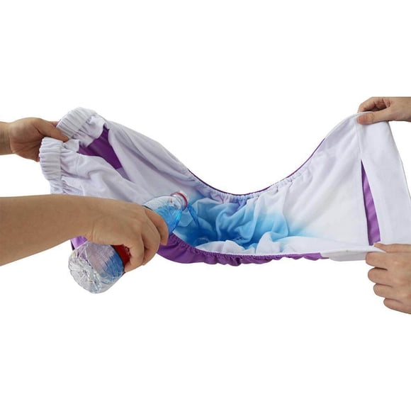 Reusable Adult Cloth Diapers Pants Washable Washable Waterproof Diaper One Size Incontinence Aid Purple