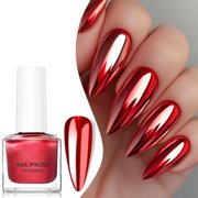 EGNMCR News Metal Nail Polish Metal Mirror Quickly Dry Nail Polish No-Bake Nail Polish 7ml glass nails polish