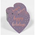 thumbnail image 2 of Inkdotpot Rose Gold Foil Paper Hang Tags Happy Holiday Favor Tags 50 Pieces, 2 of 6