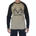 thumbnail image 1 of Real Tree Long Sleeve Raglan Tee with Camo Inserts, 1 of 3