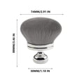 thumbnail image 3 of YoGold Blend & Blur Extra Large Body Makeup Brush for Self Tanner,Leg Makeup & Bronzer Self Tan Back Applicator, Head Kabuki Brush For Application with Drawstring Bag Soft Bristled Brush Gray, 3 of 5