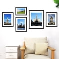 thumbnail image 3 of relayinert Wooden Photo Frame Home Living Room Hallway Picture Poster Wall Mounted Frame, 7 Inch, Black, 3 of 9