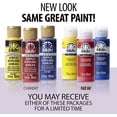 thumbnail image 2 of Peinture acrylique mate FolkArt, 2 oz, Noir Pur, 2 of 7