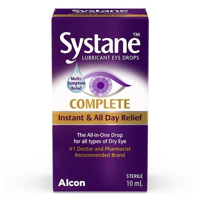 SYSTANE® Complete, Lubricant Eye Drops, Eye Drops For Dry Eyes