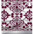 thumbnail image 1 of Soimoi Rayon Fabric Moroccan Damask Print Fabric by Yard 42 Inch Wide, 1 of 3