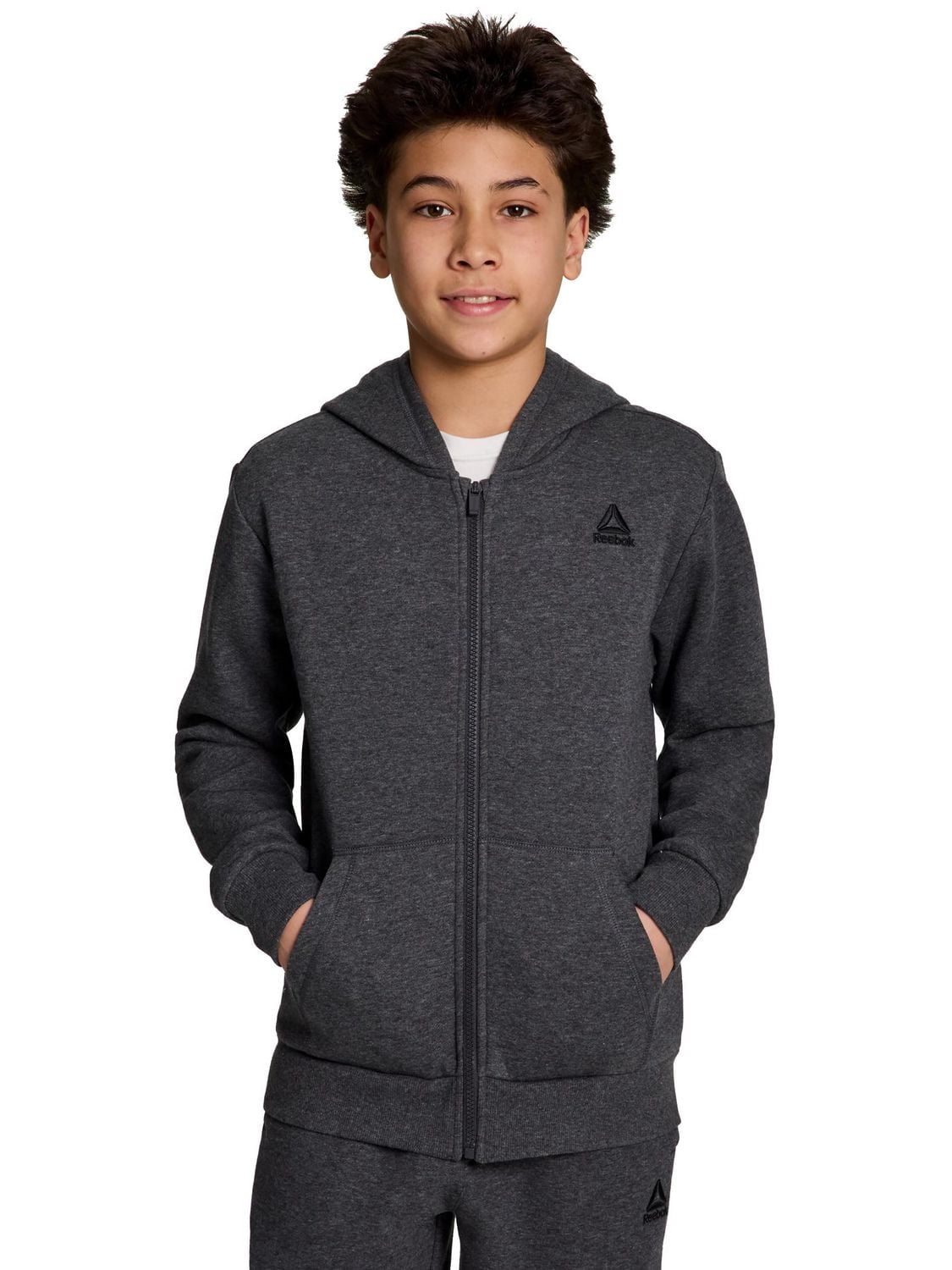 Reebok sweat à capuche zippé game day pour garçon