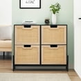 thumbnail image 2 of QinaQin Shoe Rack Cabinet with 4 Flip Drawers and 3-Tier Adjustable Shelves for Entryway, 2 of 7
