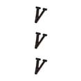 thumbnail image 2 of Youkk Iron Decoration Doorplate Durable And Rustproof Wide Application Not Easy To Fade Metal Metal Letters House Numbers B17--V 3Set, 2 of 6