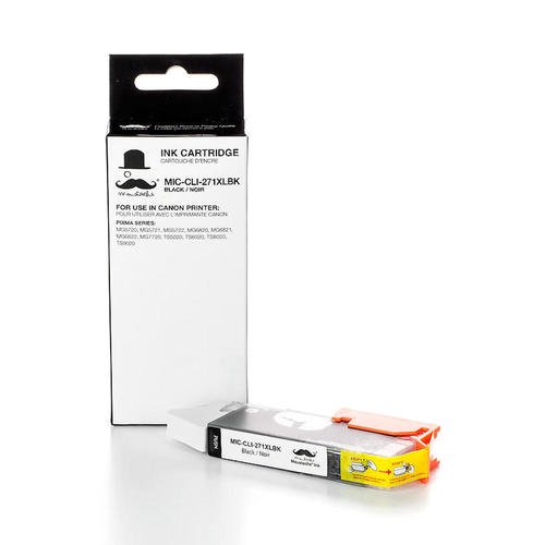 Canon CLI-271XLBK 0336C001 Cartouche d'Encre Noire Compatible Rendement Élevé - Moustache®
