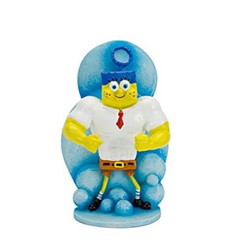 Ornement d'aquarium Penn-Plax Nickelodeon Bob l'éponge, décoration en résine pour aquarium
